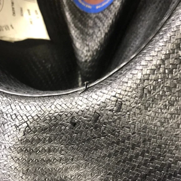 Bullhead Black and Blue Western Hat with Decorative Band - Picture 9 of 12